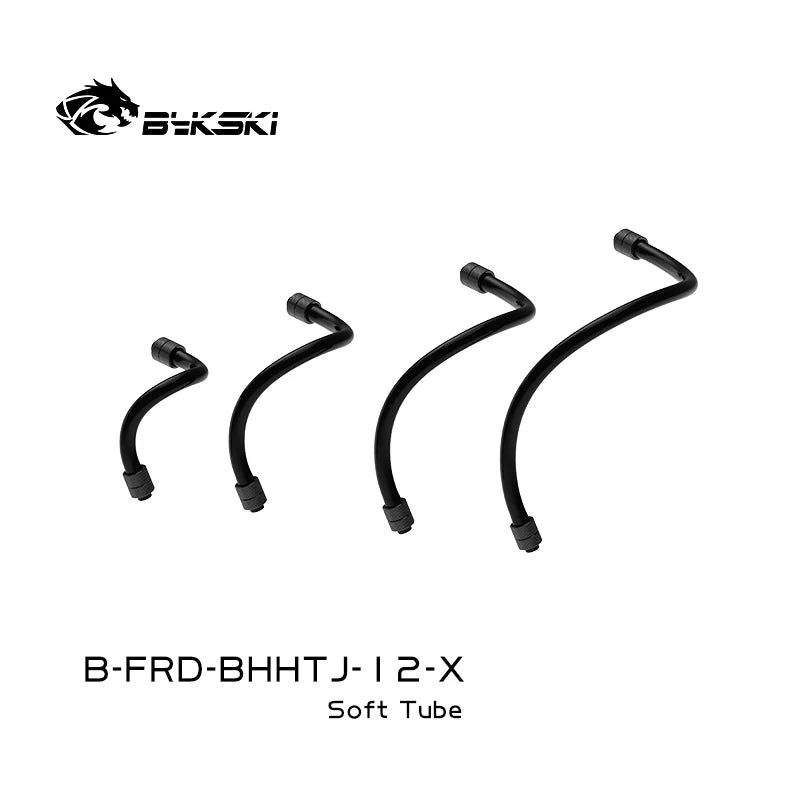 BYKSKI G1/4 'FITTING + Soft Tube 360 ​​βαθμοί περιστρεφόμενος υπολογιστής υπολογιστής ψύξης νερού για εξόρυξη B-FRD-BHHTJ