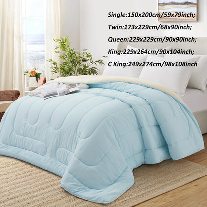 През целия сезон охлаждане на утешител Fluffy Down Alternative Comforter Quilted Dovet вложка с ъглови раздели луксозен мек хотел Comforter