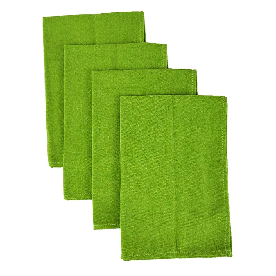 Set of 10 Pack Cocktail Napkins 40 X 40cm Cotton Blend Heavy Fabric Durable Linen Towel for Home Kitchen Wedding Decoration