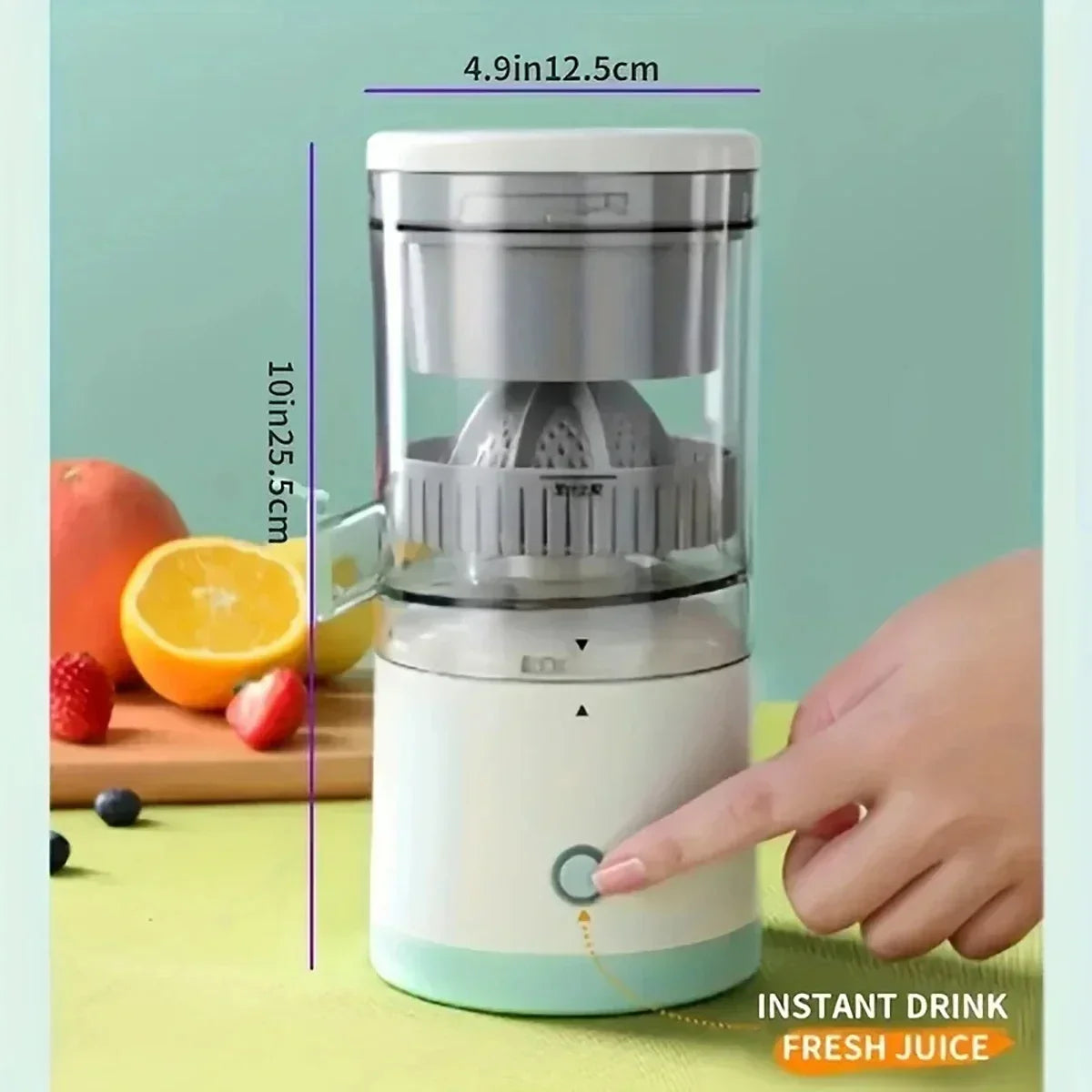 Electric Juicer Juice Cup Citrus Orange Lemon Squeezer USB Charging Kitchen Fruit Juicer Blender Fresh Separator Press Machine