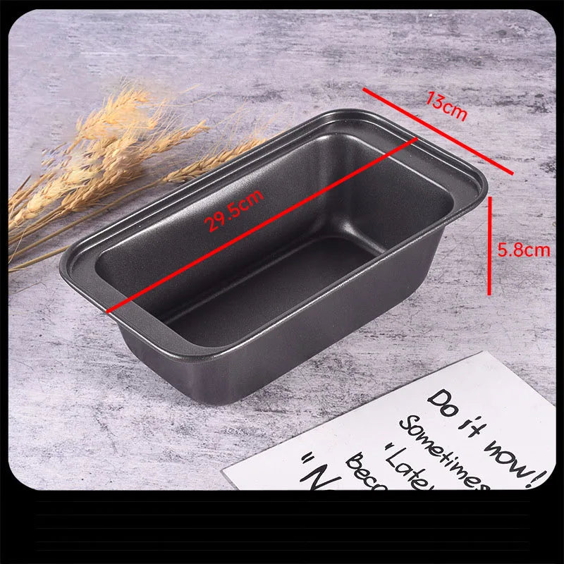 Nonstick Baking Bread Loaf Pan Carbon Steel Toast Bread Pan Tin Kitchen Rectangle Bakeware for Brownies Meatloaf