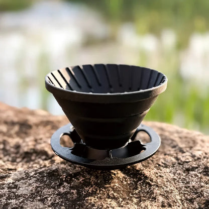 Coffee Filter Reusable Silicone Camping coffee cup filter paper Dripper Barista tools Brewing Funnel Filter Cup