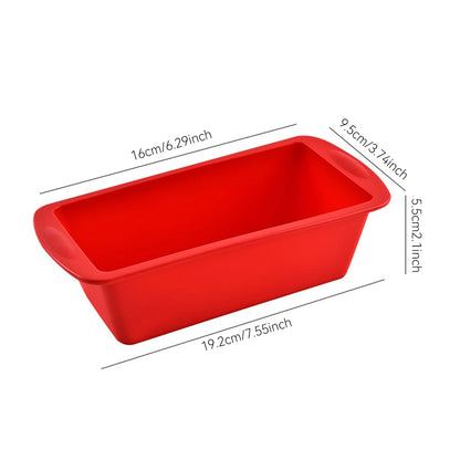 1/4Pcs Household Rectangular Silicone Mold Candy Toast Mould Easter Bread DIY Kitchen Supplies Cake Bakeware Pan Baking Tools