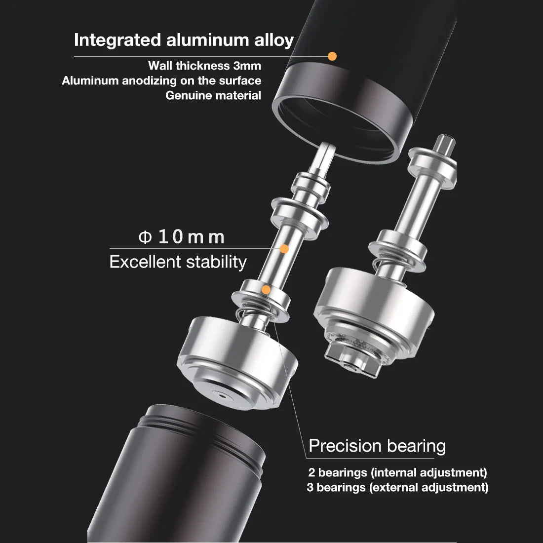 KingRinder K4 /K6 Χειροκίνητο καφέ Portable Mill 420Stainless Χάλυβα 48mm Ανοξείδωτο χάλυβα Titanium Επιμελητήριο Εργαλεία καφέ Burr