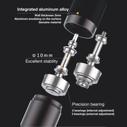 Kingrinder K4 /K6 مطحنة القهوة اليدوية المحمولة مطحنة 420 الفولاذ المقاوم للصدأ 48mm الفولاذ المقاوم للصدأ طلاء التيتانيوم لدغ أدوات القهوة