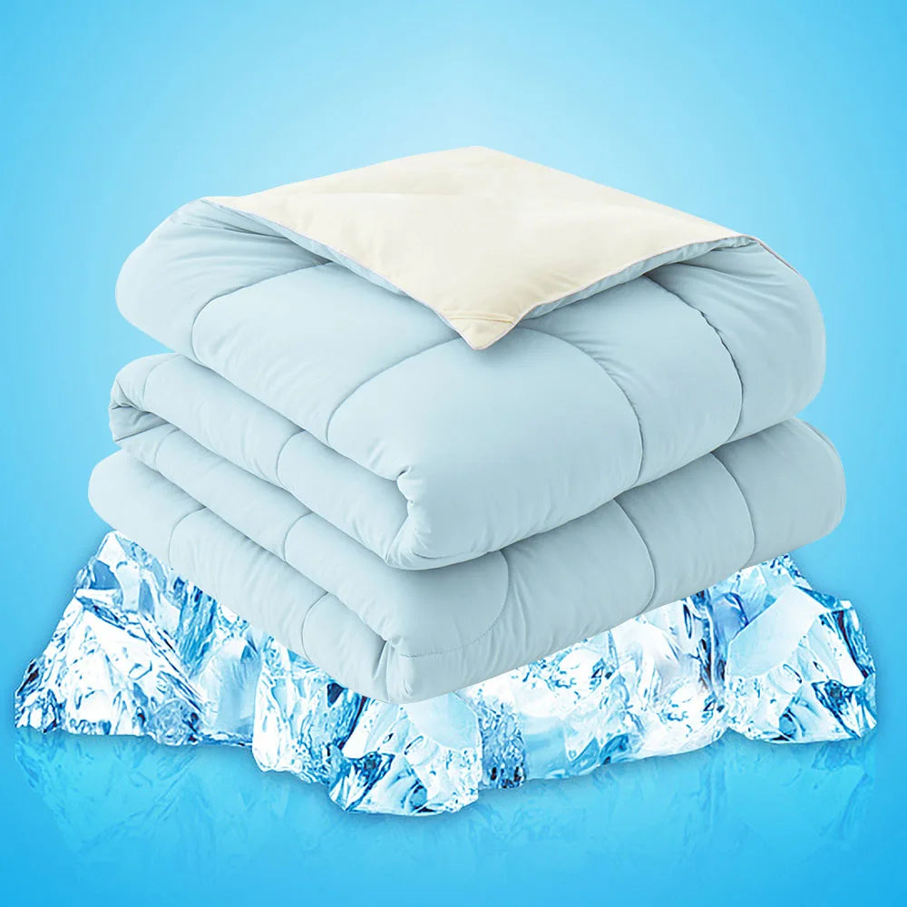 All Season Cooling Comforter Fluffy Down Alternative Comforter Quilted Duvet Insert with Corner Tabs Luxury Soft Hotel Comforter