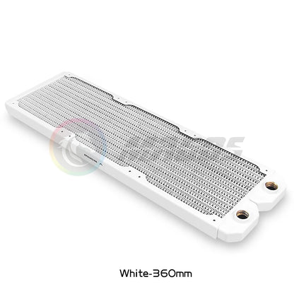 Radiator de răcire cu apă 360 20mm ultra-sub-slim cupru roșu 14 FPI Suport de 120mm Fanul Răcitor COMPUTER COMPORT ROOL COOLER BLACK/WHITE