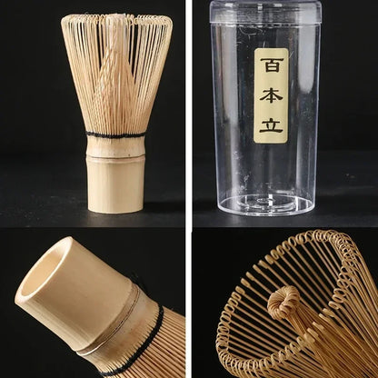 4Pcs 7 Pcs/set Japanese Matcha Blender Set Bamboo Whisk Matcha Brush Teaspoon Kiln Tea Set Beverage Shop Tea-Making Tools