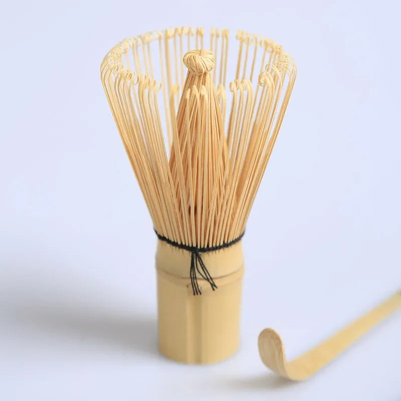 3pcs / Set Téi Set Japanesch Téi setze Matcha Whisk (Chef) Téi Läffel a Scoop (Chashaku) Matlabuo Accessoiren