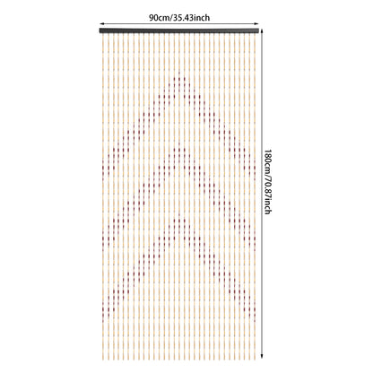 31 Wooden Bamboo Bead Hanging Door Lintels, Bedroom, Living Room And Other Privacy Decoration Curtains