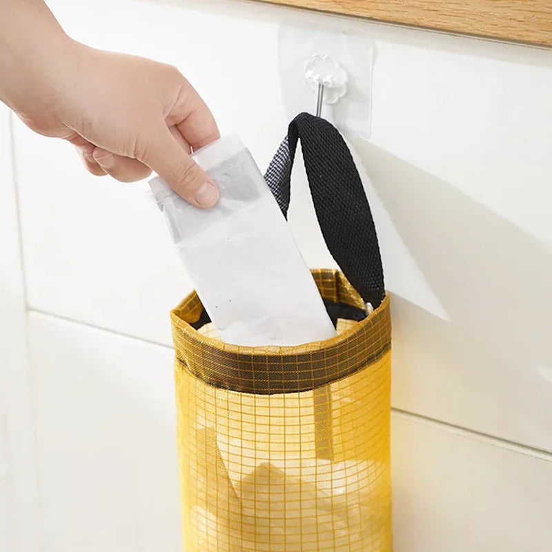 1-5 PCS Garbage Bag Storage Kitchen Garbage Organizer Plastic Bag Holder Organizing Hanging Garbage Collection Storage Bag