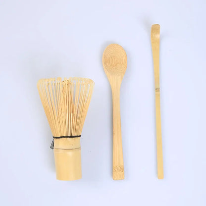 3PCS/SET  Tea Set Japanese Tea Set Matcha Whisk (Chasen) Tea Spoon And Scoop (Chashaku) Matcha TeaSet Bamboo Accessories