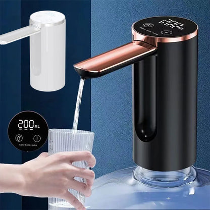 Automatic Electric Water Gallon Pump Drink Dispenser Electric Magic Tap Water Bottle Pump USB Desktop Rechargeable Water Pump