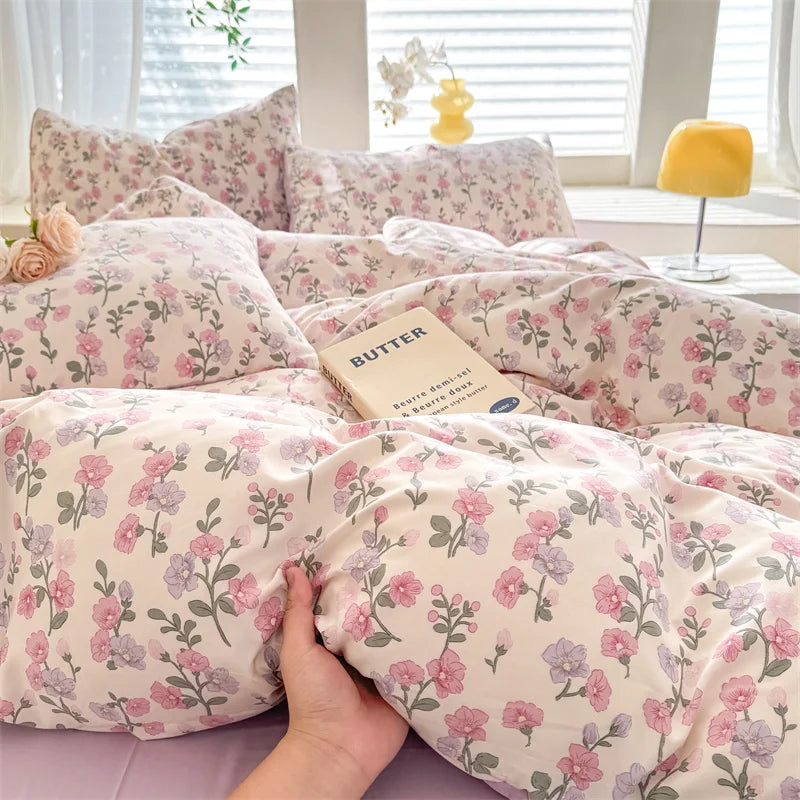 Cute Dog Printed Duvet Covet Set Brown Color Comforter Cover with Pillowcase for Kids Single/Queen/King housse de couette Full