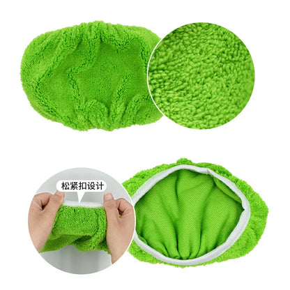 2PCS Mop Cloth Reusable Pad For Swiffer Sweeper Mop Washable Microfiber Pad Cleaning Pad For Bathroom Kitchen Living Room