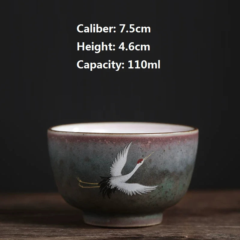 1pcs Japanese Style Ceramic Coffee Cup Porcelain Personal Single Pottery Tea Cups Drinkware Wine Mug Water Mugs