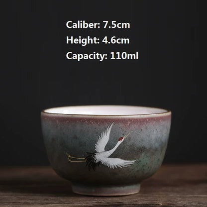 1pcs Japanese Style Ceramic Coffee Cup Porcelain Personal Single Pottery Tea Cups Drinkware Wine Mug Water Mugs
