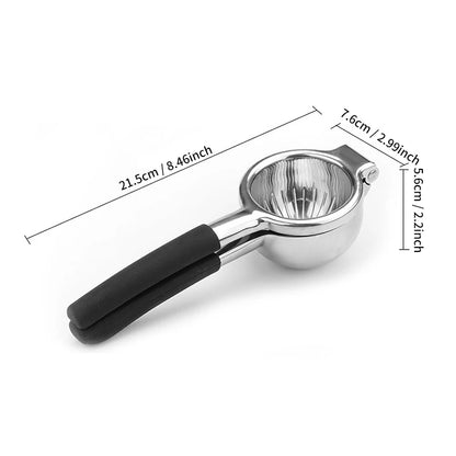 Stainless Steel Lemon Press Non Slip Citrus Juicer Press Hand Juicer perfect for squeezing orange pomegranate lime juice