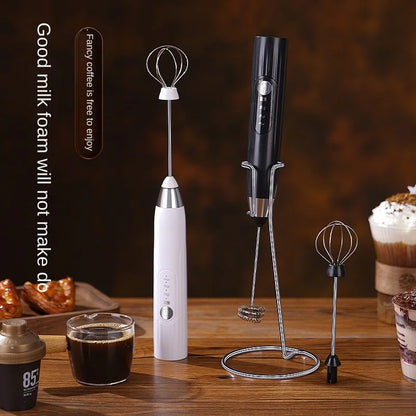 USB-oppladbare 2-i-1 elektriske egg beater-blendere for kjøkkenartikler Mini Blender Mixer Coffee og Whisky Rirrers Gadgets