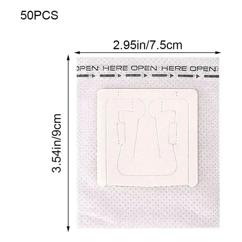 50-200PC Biodegradable Coffee Filter Bags Disposable Fast Flow Drip Brewing Tool for Coffee Tea Travel Office Home Use