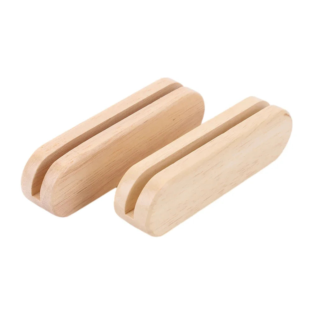 Solid Wood BBQ Pan Handle Anti Scald 2st Pan Isolated Hanta värmebeständig för köksredskapssås