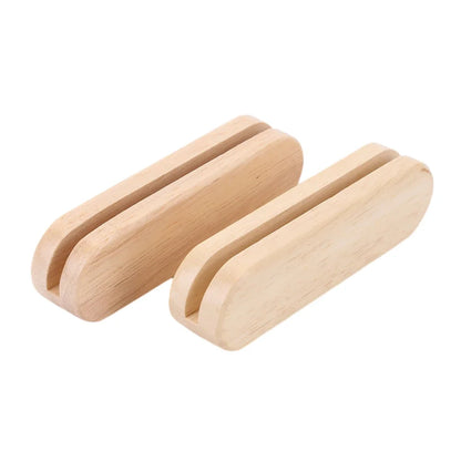 Panage de barbecue en bois massif Pandon anti-échelle 2pcs Panage isolée Handle résistant à la chaleur pour sauce de cuisson Pan de grillade saute