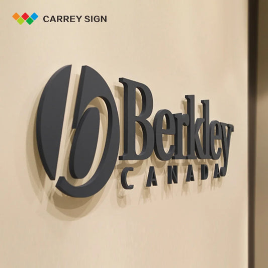 Business Signs Logo Indoor 3D Company Logo Office Wall Signs Custom 3D Acrylic Logo Sign