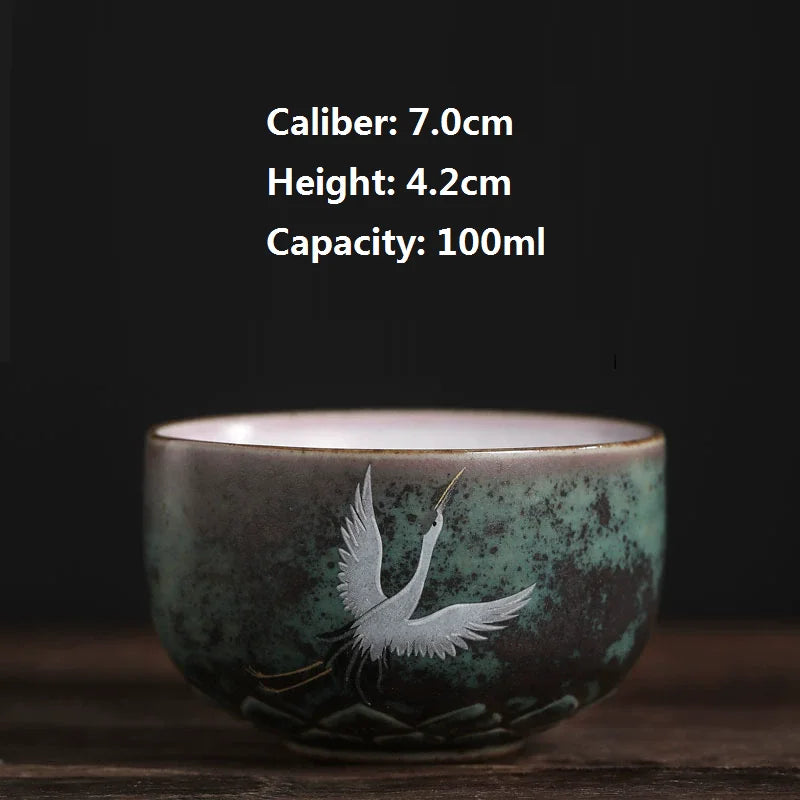 1pcs Japanese Style Ceramic Coffee Cup Porcelain Personal Single Pottery Tea Cups Drinkware Wine Mug Water Mugs