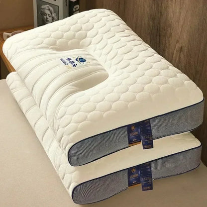Capsule Neck Pillow Healthy and Breathable Porous Fibers 3D Breathable Mesh Fabric With Three-dimensional Edges Sleeping Pillows