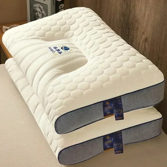 Capsule Neck Pillow Healthy and Breathable Porous Fibers 3D Breathable Mesh Fabric With Three-dimensional Edges Sleeping Pillows