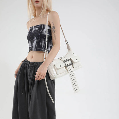 Fashionable  and Versatile Casual Women's Solid Color PU Trendy Shoulder Bag Crossbody Bag Luxury Designer Bags  Bags for Woman