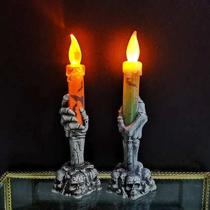 Halloween Skeletons Ghost Party Candles Party Pumpkin Party Happy Halloween Decorazioni per la casa