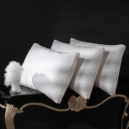 Premium Feather Down Pillow 100% Goose Down 95% Fill 1200TC - 20x26 20x36 Inch Bed Sleeping Pillow