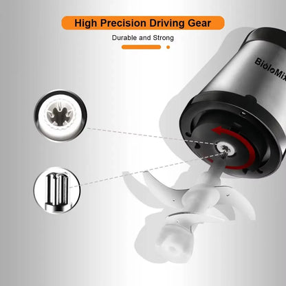 New Electric Meat Grinder Stainless Steel Food Processor Chopper Kitchen Utensils Vegetable and Fruit Chopper Household Grinder
