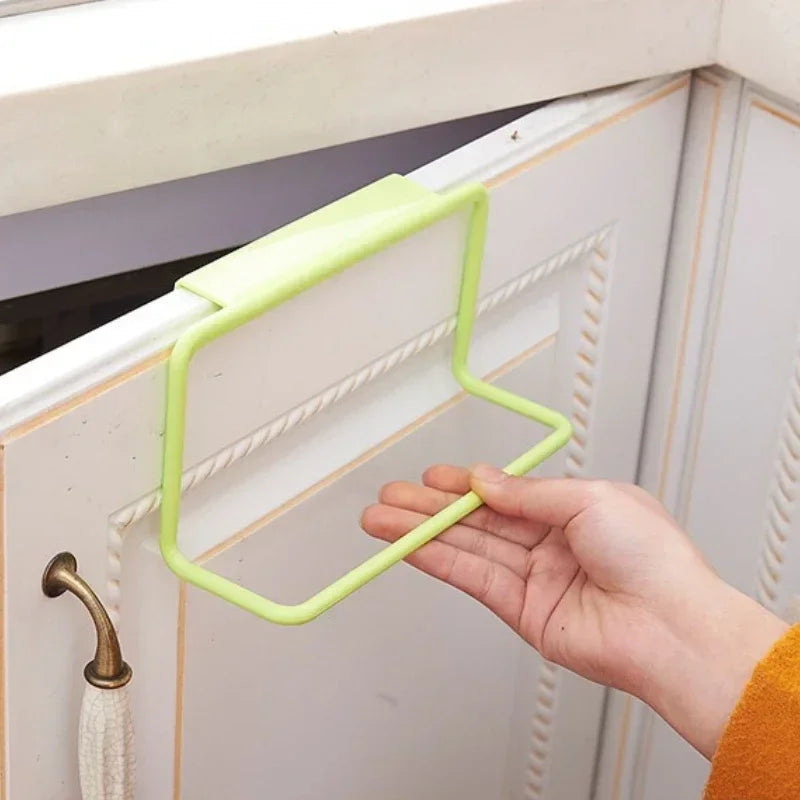 Toalla de toallas Organizador de soporte colgante Baño Mabro de cocina Cerrar colgilla Accesorios de baño de cocina Gadgets Herramientas de cocina