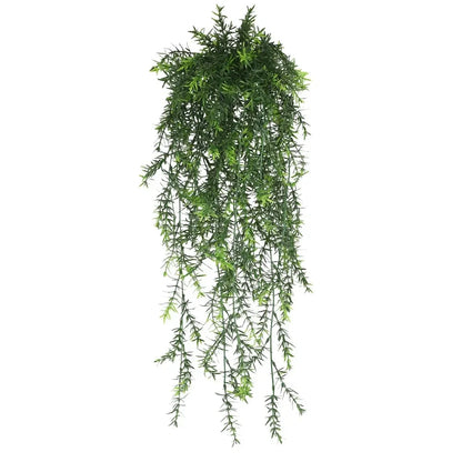 80cm Persian fern Leaves Vines Home Room Decor Hanging Artificial Plant Plastic Leaf Grass Wedding Party Wall Balcony Decoration