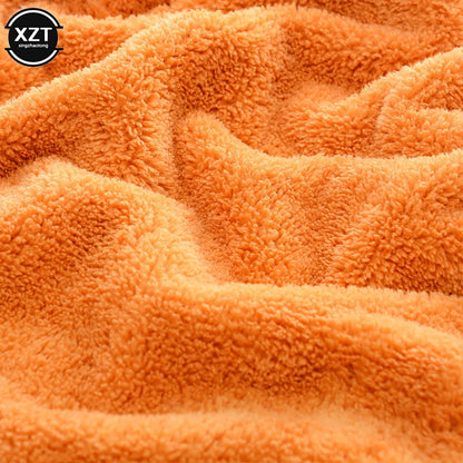 Coral Velvet Buedzëmmer Ëmgeréits soft hänkend Hand Handduch ansticked Stréck Truet Dishklothns hängkt Stoffbunnen