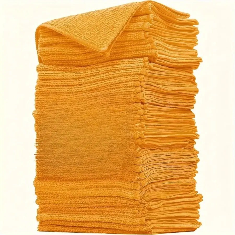 20/10/5pcs Microfiber Cleaning Cloth, Dishwashing Cloth Household Rag Kitchen Bathroom Cleaning Towel Durable Absorbent Towel