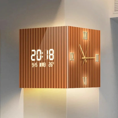 Modern Wall Clock Decorative Led Digital Clock Large Temperature Clocks Office Interior Calendar Clocks Aesthetic Room Decor