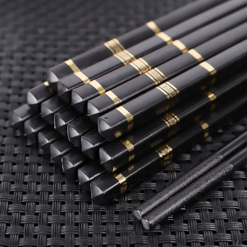 20/2pcs Alloy Chopstick Reusable Non-slip Sushi Food Chop Sticks Chopsticks Metal Chinese Chop Stick Tableware Kitchen Gadgets