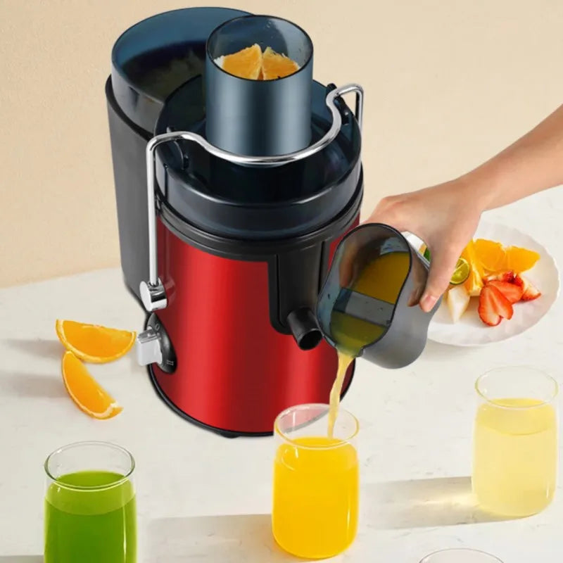 Juicer Centrifugal Husholdning stor kaliber elektrisk juice maskin Rest separasjon Vegetabilsk juicer EU UK