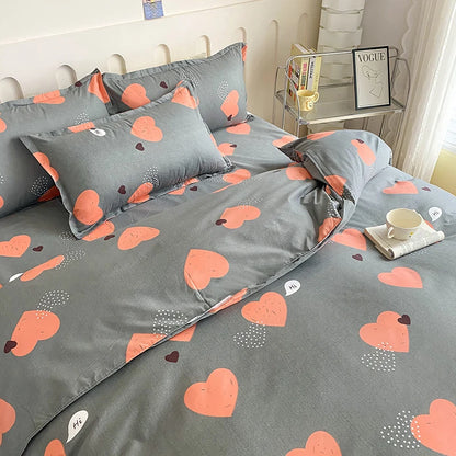 1pc Duvet cover Without Filler Aloe vera cotton synthetic fiber material,Soft Breathable And Comfortable Bedroom bedding