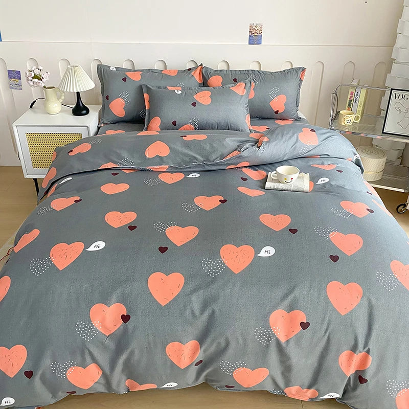 1pc Duvet cover Without Filler Aloe vera cotton synthetic fiber material,Soft Breathable And Comfortable Bedroom bedding