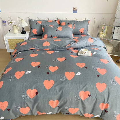 1pc Duvet cover Without Filler Aloe vera cotton synthetic fiber material,Soft Breathable And Comfortable Bedroom bedding
