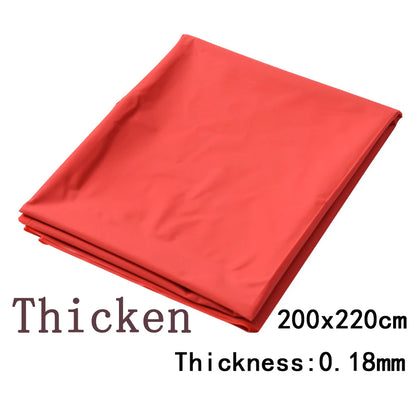 100% Waterproof PVC Adult Bedsheets Bed Cover Couple Game Flat Sheet Oil/SPA Coverlet Double Single Queen Size Coverlid 3Color