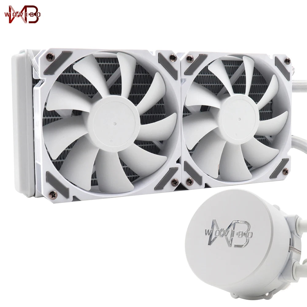 الكمبيوتر وحدة المعالجة المركزية مبرد المياه التبريد 240 مللي متر السائل Ventilador المبرد LGA 1150 1155 1151 1200 1700 2011 AMD AM4 AM5