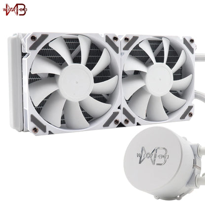 Počítačový chlazení CPU Water Cooler Chlazení 240 mm kapalina Ventilador Radiator LGA 1150 1155 1151 1200 1700 2011 AMD AM4 AM5