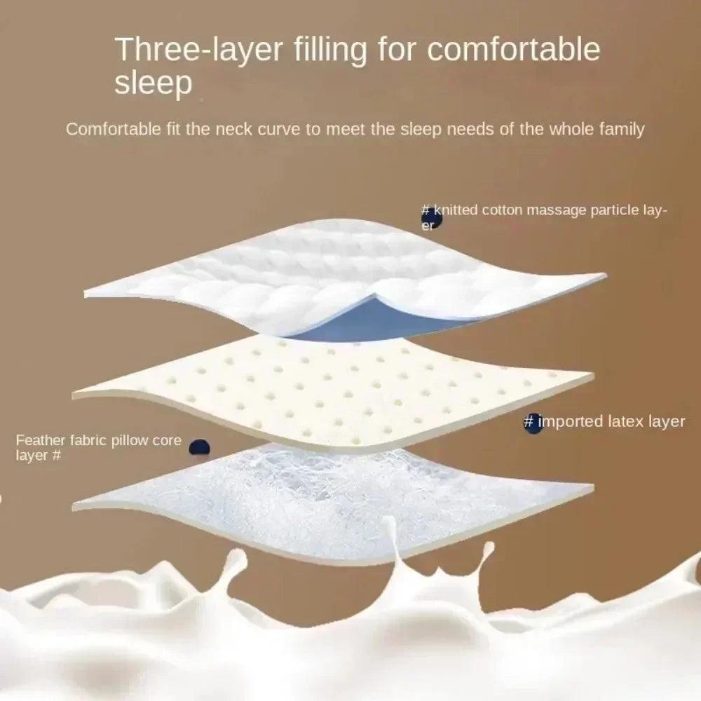Capsule Neck Pillow Healthy and Breathable Porous Fibers 3D Breathable Mesh Fabric With Three-dimensional Edges Sleeping Pillows