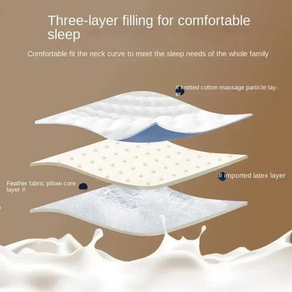 Capsule Neck Pillow Healthy and Breathable Porous Fibers 3D Breathable Mesh Fabric With Three-dimensional Edges Sleeping Pillows