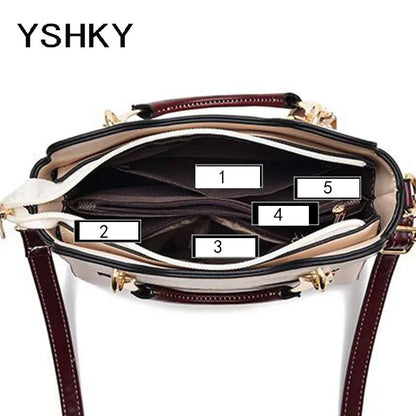 Ny varumärkesväska för 2024 Luxury Designer Handväska Kvinnor Handväskor Läder Tryckt Monogram Single Shoulder Standdle Bag